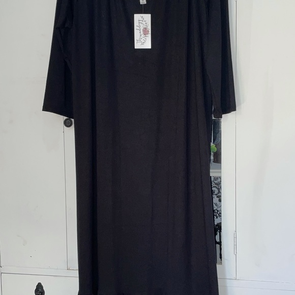 NWT long black dress 3X - Picture 6 of 6
